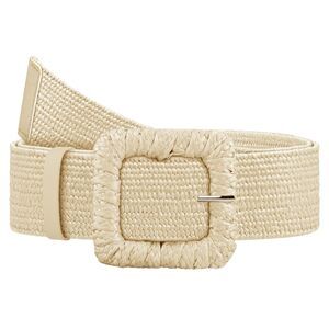 2379 Straw Woven Elastic Belt For Women, Boho Braided Raffia Waist Belt,